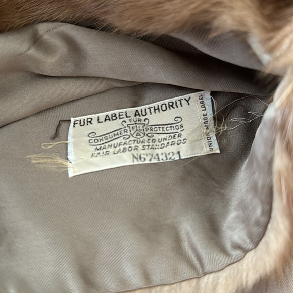 1950s smith and Welton  fur shrug top - Picture 5 of 7